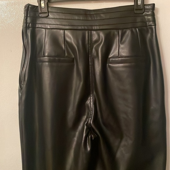 7 For All Mankind Medium Black Pants Luxe Finish Pockets Excellent Condition - Picture 6 of 11